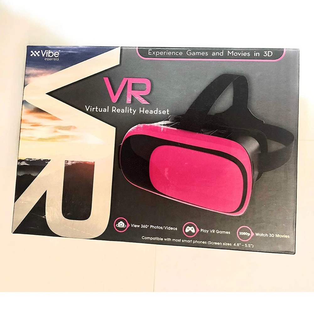 Vibe Essentials VR Virtual Reality Headset Operating System: iOS and Android